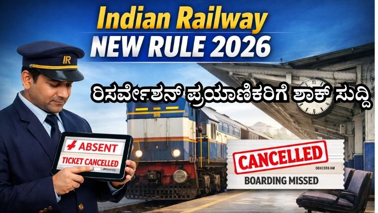 Indian Railway New Ticket Rule 2026