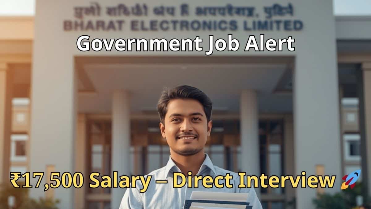 BEL Apprentice Recruitment 2026 Karnataka India walk-in interview engineering B.Tech BSc diploma apprentice jobs Bharat Electronics Limited training opportunity freshers government job