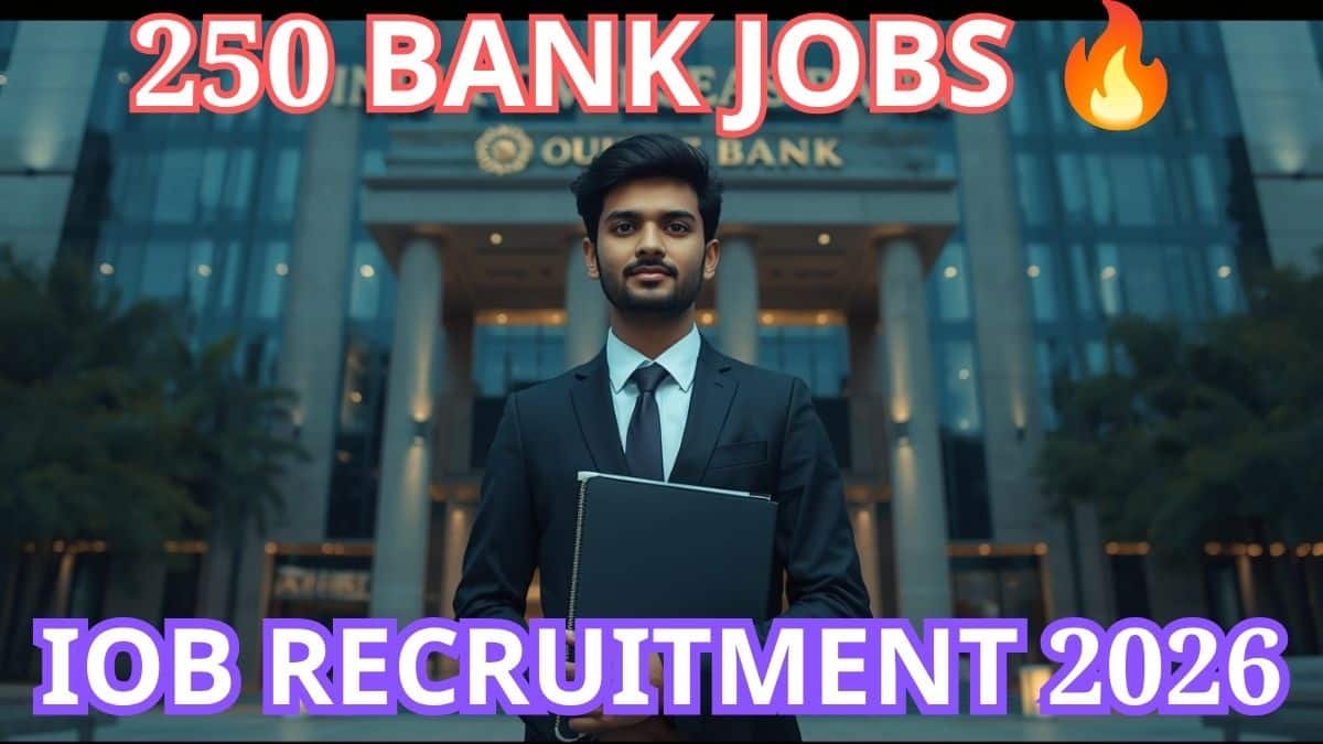 Indian Overseas Bank Recruitment 2026 – 250 Local Bank Officer vacancies for graduates