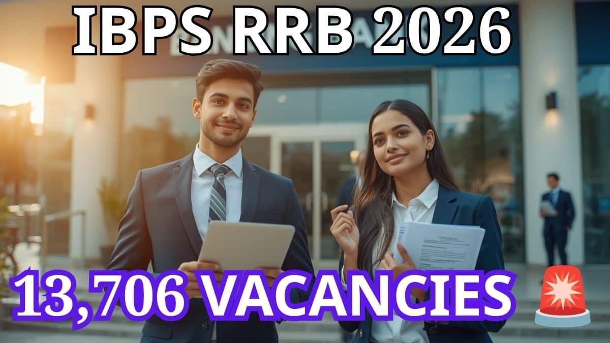 IBPS RRB XV Recruitment 2026 13706 vacancies Office Assistant Officer Scale I II III